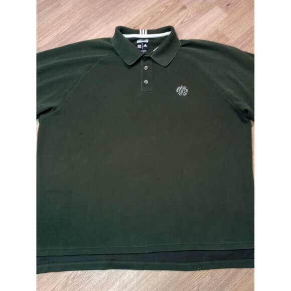 VTG Y2K Adidas Muirfield Village Polo Shirt Mens Extra Large Green Climalite XL* - Picture 4 of 16